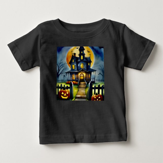 T-shirt Pour Bébé Hollow et Moon (Devant)