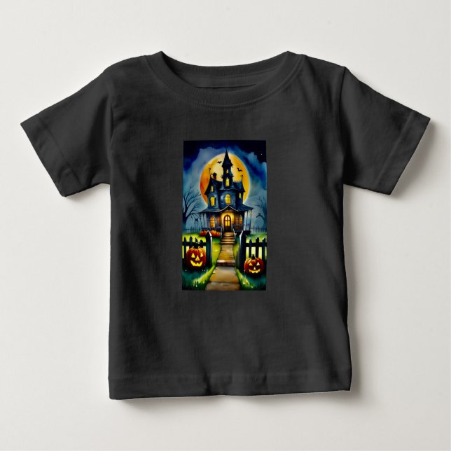 T-shirt Pour Bébé Hollow et Moon (Devant)