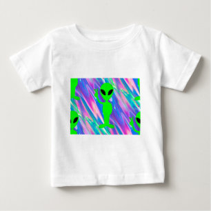 T-shirt Pour Bébé Hologramme alien