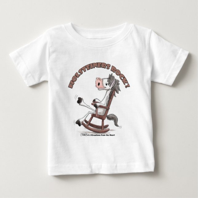 T-shirt Pour Bébé Holsteiners Rock ! (Devant)