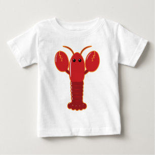 T-shirt Pour Bébé Homard mignon