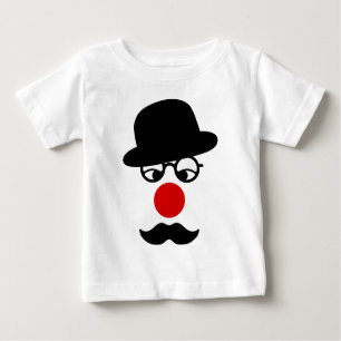 T-shirt Pour Bébé Homme de moustache avec le nez de casquette et de