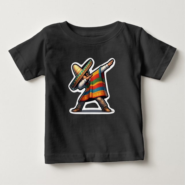 T-shirt Pour Bébé Homme du Cinco de Mayo (Devant)