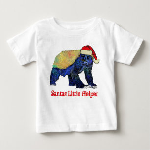 T-shirt Pour Bébé Honey Badger Funny Funky Festiy Irony Citation Pèr