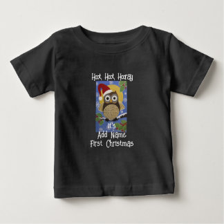 T-shirt Pour Bébé Hoot Owl 1er Noël