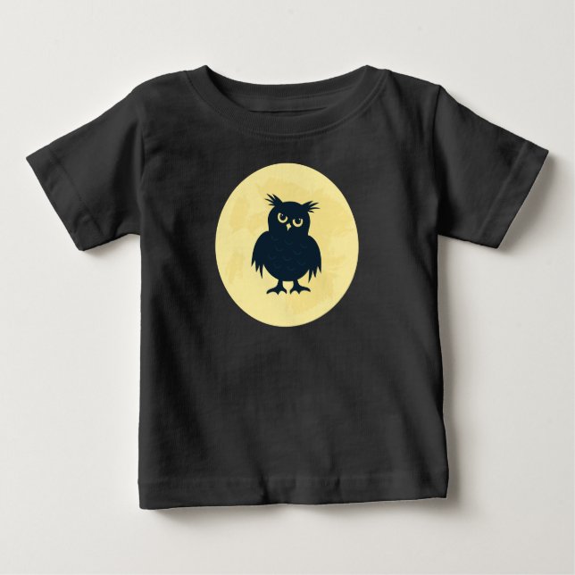 T-shirt Pour Bébé Hooty Hoot (Devant)