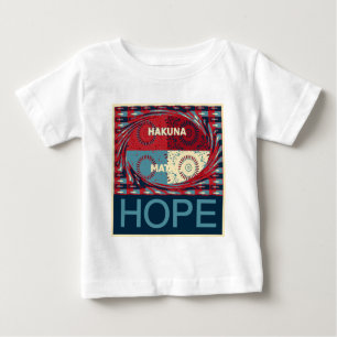 T-shirt Pour Bébé Hope Hakunamatata Lovely Inspirational Edgy vecteu