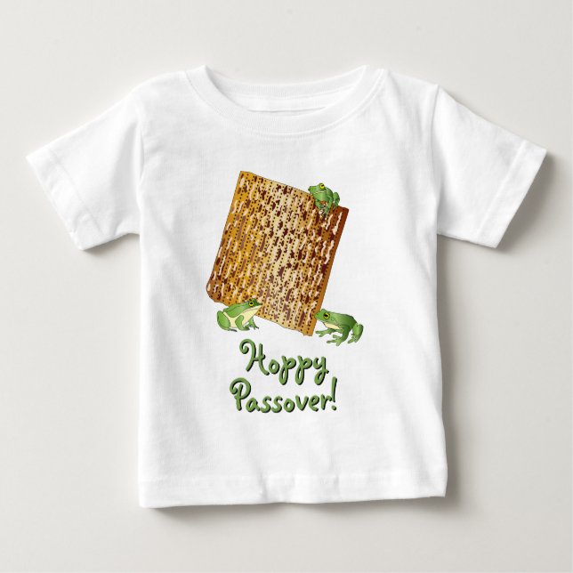 T-shirt Pour Bébé Hoppy Passover - T-shirt bébé (Devant)