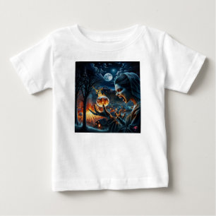 T-shirt Pour Bébé Horrible nuit & sorcière