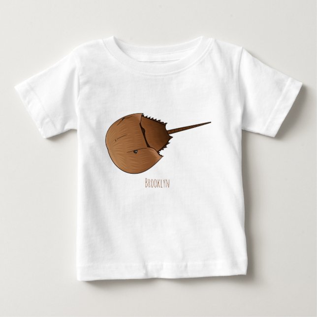 T-shirt Pour Bébé Horseshoe crab (Devant)