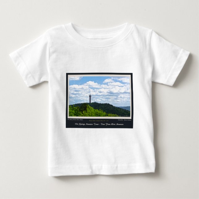 T-shirt Pour Bébé Hot Springs Mountain Tower Centennial Ed (Devant)