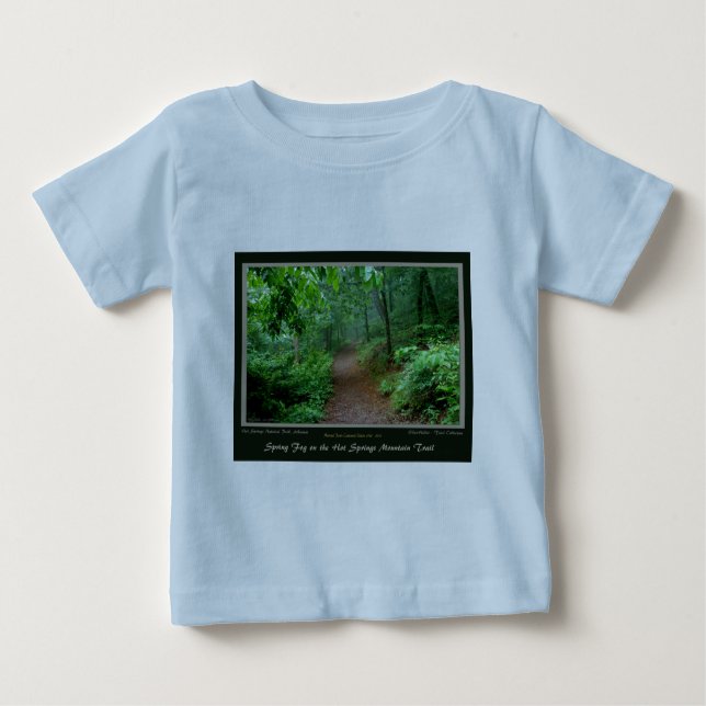 T-shirt Pour Bébé Hot Springs Mt Trail National Park Centennial Ed (Devant)