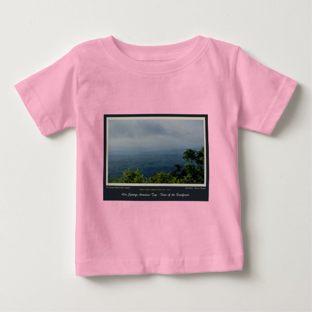 T-shirt Pour Bébé Hot Springs National Park Rainforest Centennial Ed (Devant)