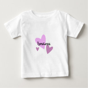 T-shirt Pour Bébé Hôtesse