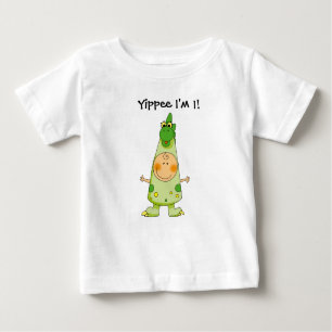 T-shirt Pour Bébé Hourra j'ai 1 ans !