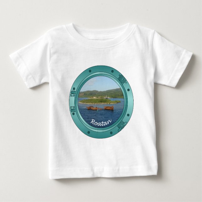T-shirt Pour Bébé Hublot de Roatan (Devant)