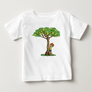 T-shirt Pour Bébé Hugger d'arbre