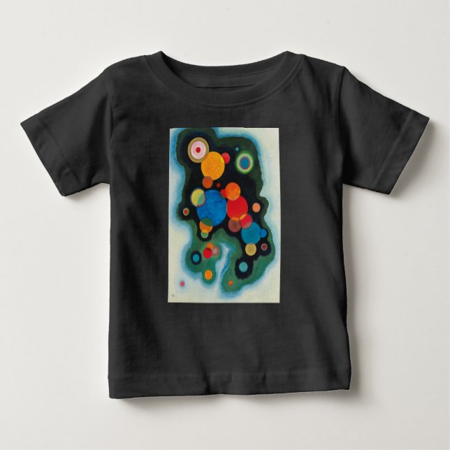 T-shirt Pour Bébé Huile Abstraite de Kandinsky Deepened Impulse sur  (Devant)