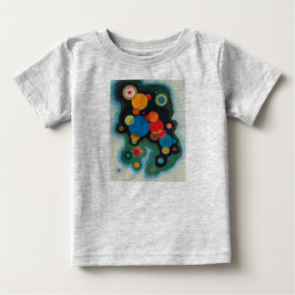 T-shirt Pour Bébé Huile Abstraite de Kandinsky Deepened Impulse sur