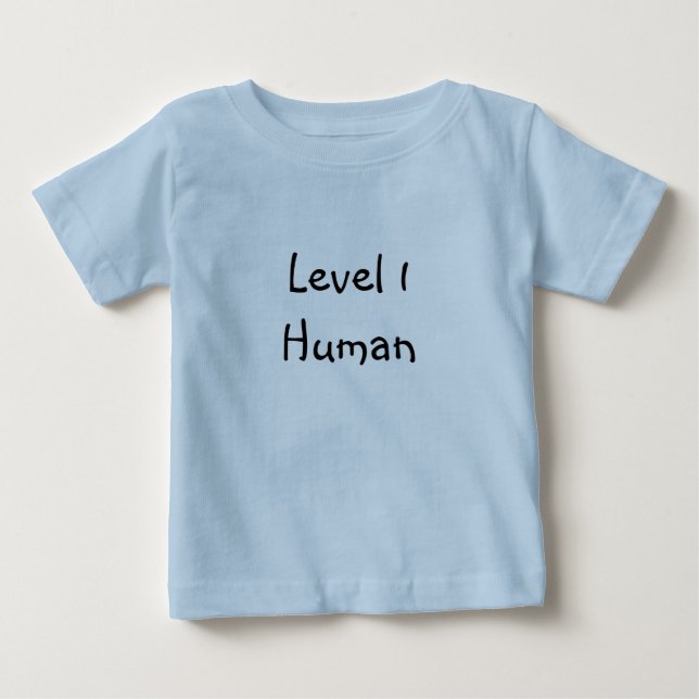 T-shirt Pour Bébé Humain du niveau 1 (Devant)