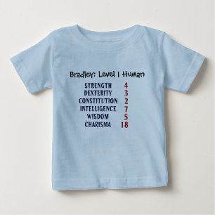 T-shirt Pour Bébé Humain du niveau 1