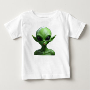 T-shirt Pour Bébé humanoïde vert