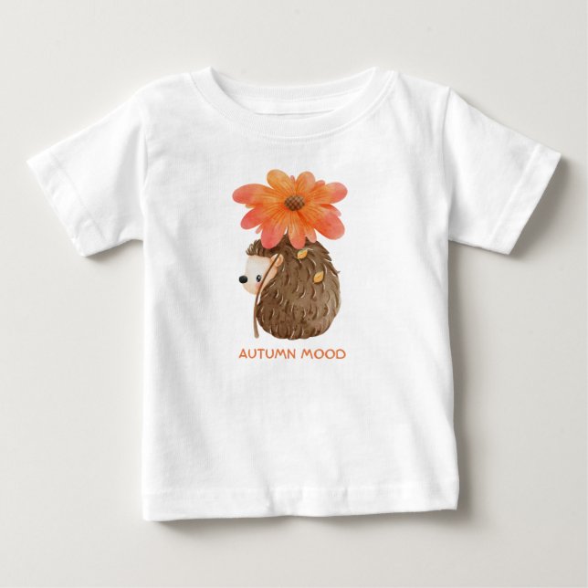 T-shirt Pour Bébé Humeur d'automne  (Devant)