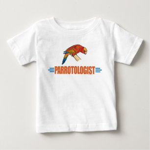 T-shirt Pour Bébé Humoristique j'aime les perroquets