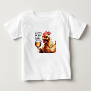 T-shirt Pour Bébé Humour animal ferme irrégulier Tee