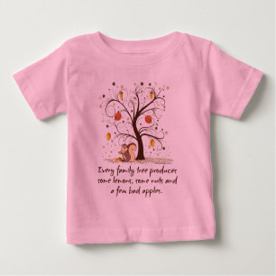T-shirt Pour Bébé Humour d'arbre généalogique