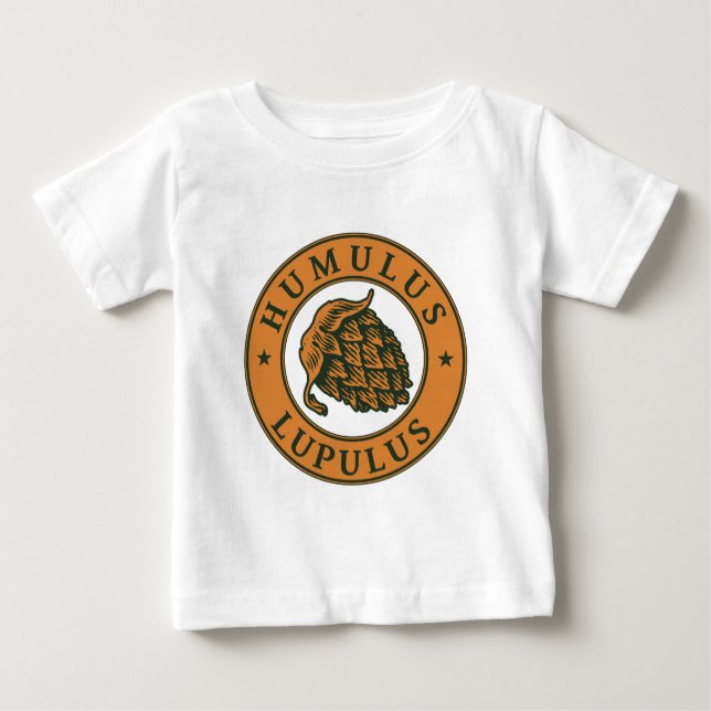 T-shirt Pour Bébé Humulus lupulus hop pour la bière artisanale (Devant)