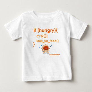 T-shirt Pour Bébé Hungry Baby