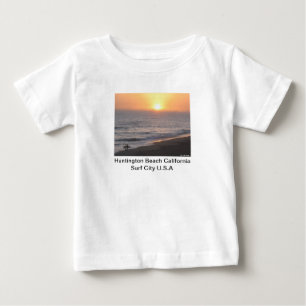 T-shirt Pour Bébé Huntington Beach "Cité Surf"