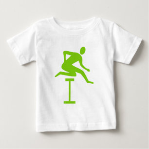 T-shirt Pour Bébé Hurdling - Martian Green