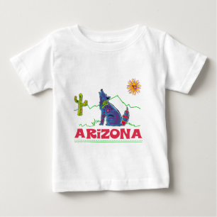 T-shirt Pour Bébé Hurlement de coyote de l'Arizona