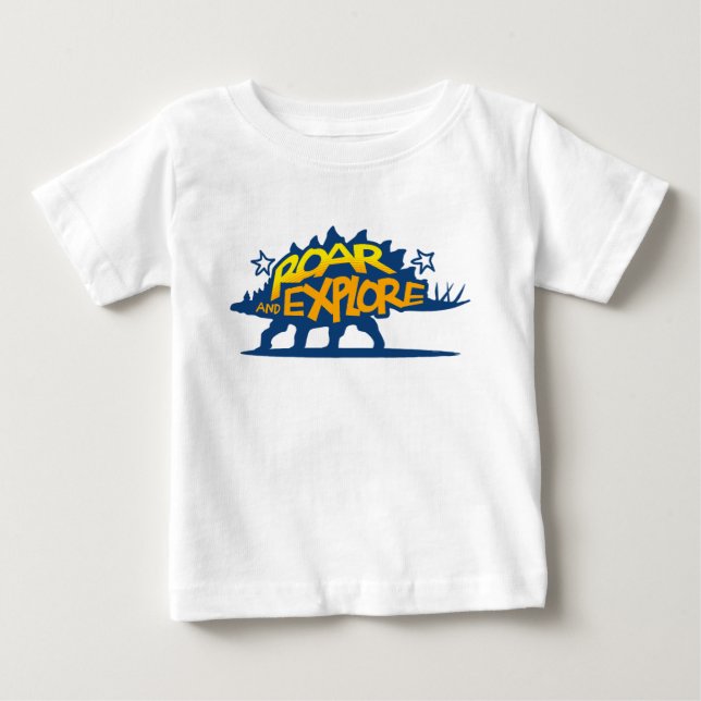 T-shirt Pour Bébé Hurler et Explorer (Devant)