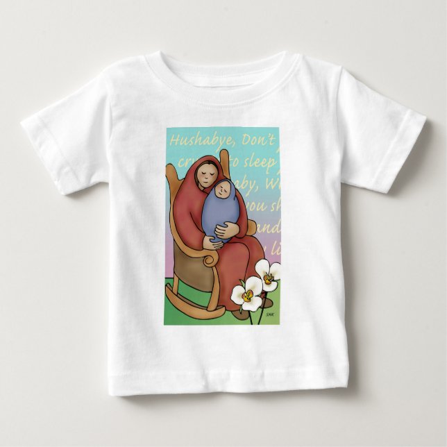 T-shirt Pour Bébé Hushabye Mama (Devant)