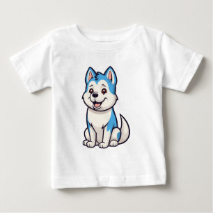T-shirt Pour Bébé Husky Howlers Husky Dog Power Logo Art