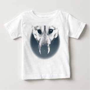 T-shirt Pour Bébé Husky Pup Baby Tootoo Husky Wolf Baby Dress
