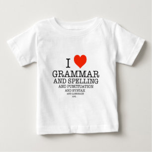 T-shirt Pour Bébé I coeur
