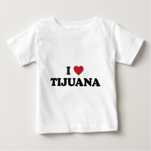 T-shirt Pour Bébé I coeur Tijuana Mexique