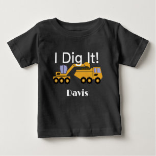 T-shirt Pour Bébé I Dig It Design - T-Shirt bébé en jersey fin