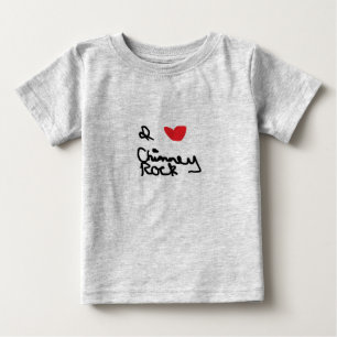 T-shirt Pour Bébé I Heart Chimney Rock