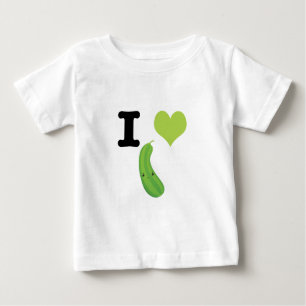 T-shirt Pour Bébé I Heart Zucchini
