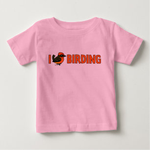T-shirt Pour Bébé I Love Birding VEFL
