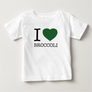 T-SHIRT POUR BÉBÉ I LOVE BROCCOLI
