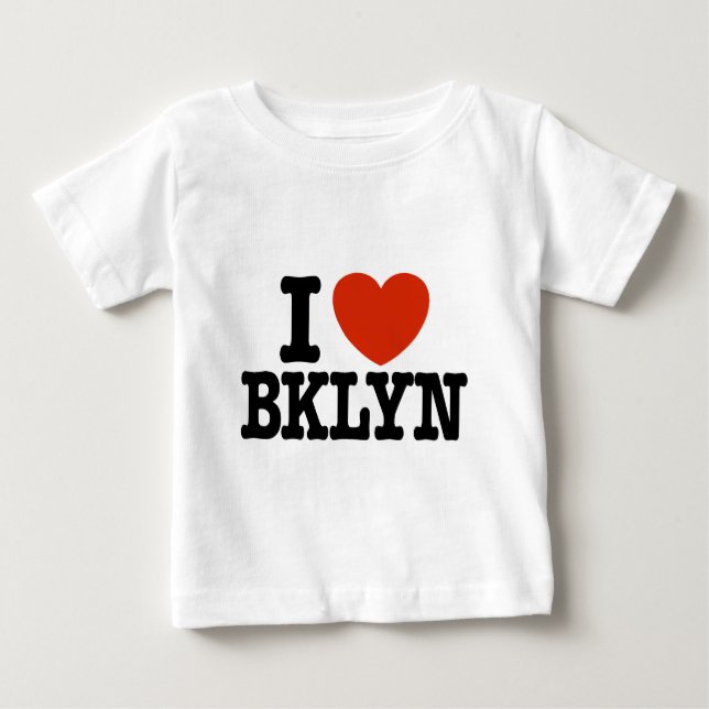 T-shirt Pour Bébé I Love Brooklyn (Devant)