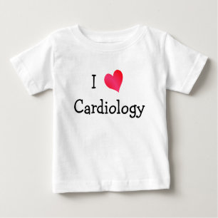 T-shirt Pour Bébé I Love Cardiology