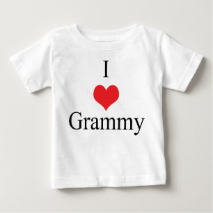 T-shirt Pour Bébé I Love (Coeur) Grammy