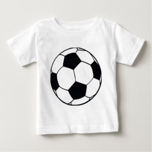 T-shirt Pour Bébé I Love Football (Soccer) Coeur du jeu : I Love